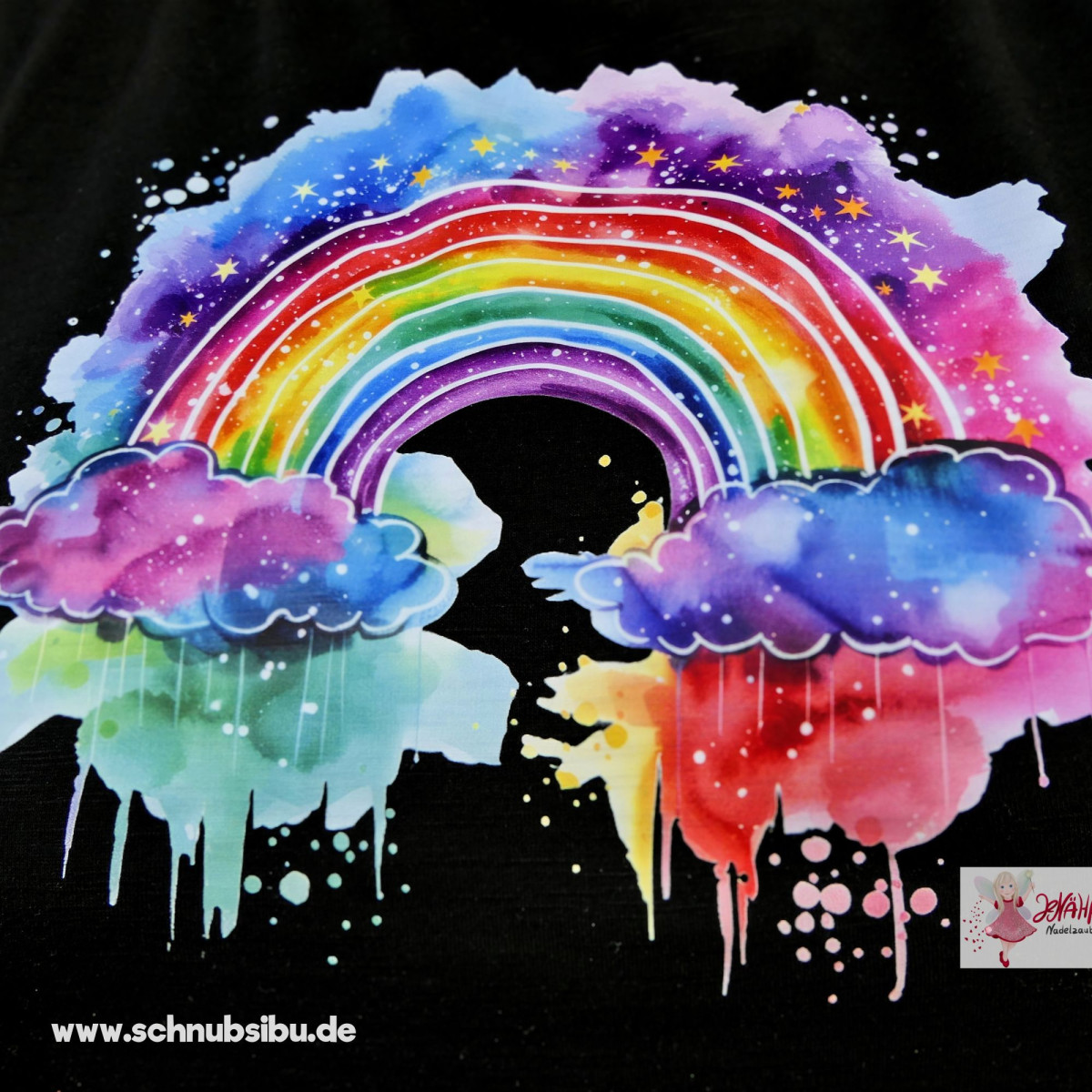 Bügelbild Regenbogen